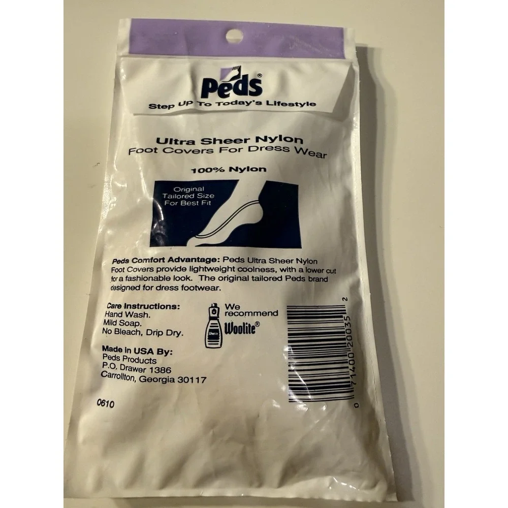 New Vintage Peds Foot Covers Size 5-6 1/2 Womens Set Of 3 NWT